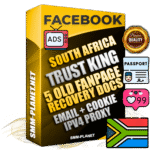 SUPER TRUST KING South African Facebook Ad Accounts - Added 5 aged Facebook Fan Pages