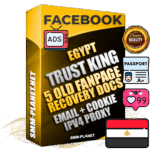 SUPER TRUST KING Egyptian Facebook Ad Accounts - Added 5 aged Facebook Fan Pages