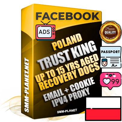 SUPER TRUST KING Polish Facebook Ad Accounts