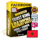 SUPER TRUST KING Moroccan Facebook Ad Accounts - Added 5 aged Facebook Fan Pages