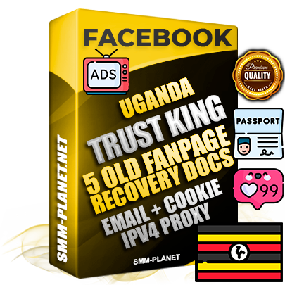 SUPER TRUST KING Ugandan Facebook Ad Accounts - Added 5 aged Facebook Fan Pages