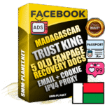 SUPER TRUST KING Madagascar Facebook Ad Accounts - Added 5 aged Facebook Fan Pages