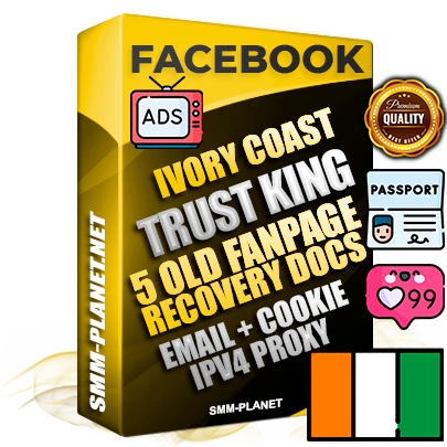 SUPER TRUST KING Ivorian Facebook Ad Accounts - Added 5 aged Facebook Fan Pages