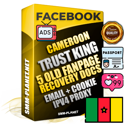SUPER TRUST KING Cameroonian Facebook Ad Accounts - Added 5 aged Facebook Fan Pages