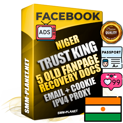 SUPER TRUST KING Nigerien Facebook Ad Accounts - Added 5 aged Facebook Fan Pages
