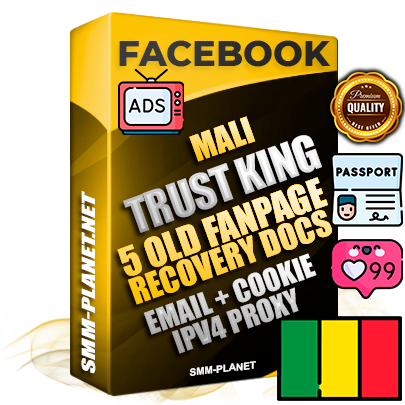 SUPER TRUST KING Malian Facebook Ad Accounts - Added 5 aged Facebook Fan Pages