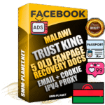 SUPER TRUST KING Malawian Facebook Ad Accounts - Added 5 aged Facebook Fan Pages