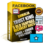 SUPER TRUST KING Somali Facebook Ad Accounts - Added 5 aged Facebook Fan Pages