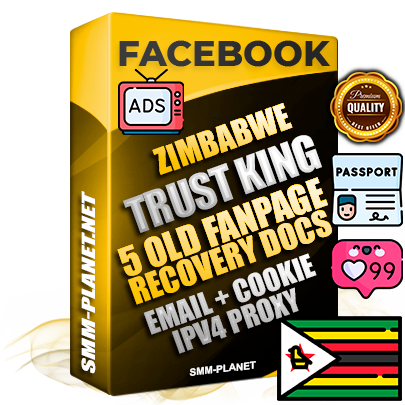 SUPER TRUST KING Zimbabwean Facebook Ad Accounts - Added 5 aged Facebook Fan Pages