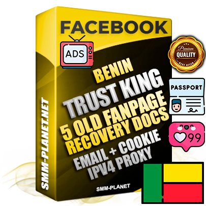 SUPER TRUST KING Beninese Facebook Ad Accounts - Added 5 aged Facebook Fan Pages