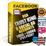 SUPER TRUST KING American Facebook Ad Accounts - 5 Ad Accounts on King Profile