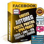 Ultimate Greek PREMIUM AutoReg Facebook Accounts - Fully Loaded (Posts : Multi-Photos : Info)