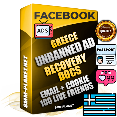 Premium Greek Unbanned FB Ad Accounts with Recovery Docs