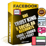 SUPER TRUST KING UAE Facebook Ad Accounts - 5 Ad Accounts on King Profile