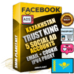 SUPER TRUST KING Kazakh Facebook Ad Accounts - 5 Ad Accounts on King Profile