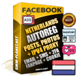 Ultimate Dutch PREMIUM AutoReg Facebook Accounts - Fully Loaded (Posts : Multi-Photos : Info)