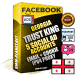 SUPER TRUST KING Georgian Facebook Ad Accounts - 5 Ad Accounts on King Profile