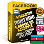 SUPER TRUST KING Azerbaijani Facebook Ad Accounts - 5 Ad Accounts on King Profile