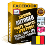 Ultimate Belgian PREMIUM AutoReg Facebook Accounts - Fully Loaded (Posts : Multi-Photos : Info)