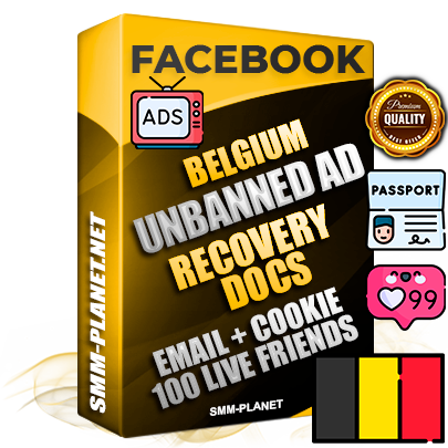 Premium Belgian Unbanned FB Ad Accounts with Recovery Docs