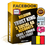 SUPER TRUST KING Belgian Facebook Ad Accounts - 5 Ad Accounts on King Profile