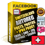 Ultimate Swiss PREMIUM AutoReg Facebook Accounts - Fully Loaded (Posts : Multi-Photos : Info)