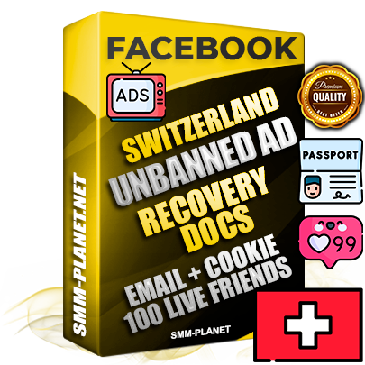 Premium Swiss Unbanned FB Ad Accounts with Recovery Docs