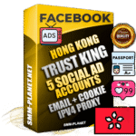 SUPER TRUST KING Hong Kong Facebook Ad Accounts - 5 Ad Accounts on King Profile