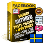 Ultimate Swedish PREMIUM AutoReg Facebook Accounts - Fully Loaded (Posts : Multi-Photos : Info)