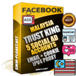 SUPER TRUST KING Malaysian Facebook Ad Accounts - 5 Ad Accounts on King Profile