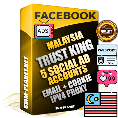 SUPER TRUST KING Malaysian Facebook Ad Accounts - 5 Ad Accounts on King Profile