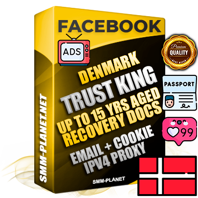 SUPER TRUST KING Danish Facebook Ad Accounts