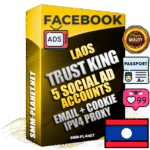 SUPER TRUST KING Sri Lankan Facebook Ad Accounts - 5 Ad Accounts on King Profile