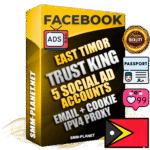 SUPER TRUST KING Timorese Facebook Ad Accounts - 5 Ad Accounts on King Profile