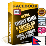 SUPER TRUST KING Nepalese Facebook Ad Accounts - 5 Ad Accounts on King Profile