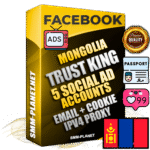 SUPER TRUST KING Mongolian Facebook Ad Accounts - 5 Ad Accounts on King Profile