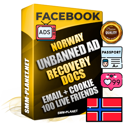 Premium Norwegian Unbanned FB Ad Accounts with Recovery Docs