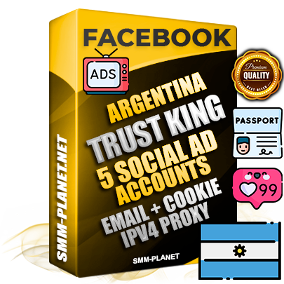 SUPER TRUST KING Argentinian Facebook Ad Accounts - 5 Ad Accounts on King Profile