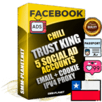SUPER TRUST KING Chilean Facebook Ad Accounts - 5 Ad Accounts on King Profile