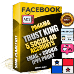 SUPER TRUST KING Panamanian Facebook Ad Accounts - 5 Ad Accounts on King Profile