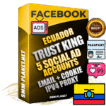 SUPER TRUST KING Ecuadorian Facebook Ad Accounts - 5 Ad Accounts on King Profile