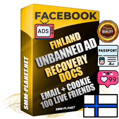 Premium Finnish Unbanned FB Ad Accounts with Recovery Docs