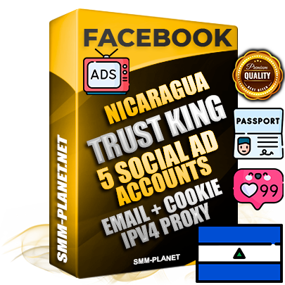 SUPER TRUST KING Nicaraguan Facebook Ad Accounts - 5 Ad Accounts on King Profile