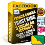 SUPER TRUST KING Guiana Facebook Ad Accounts - 5 Ad Accounts on King Profile