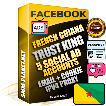 SUPER TRUST KING Guiana Facebook Ad Accounts - 5 Ad Accounts on King Profile