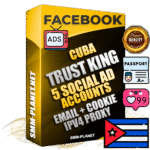 SUPER TRUST KING Cuban Facebook Ad Accounts - 5 Ad Accounts on King Profile