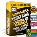 SUPER TRUST KING South African Facebook Ad Accounts - 5 Ad Accounts on King Profile