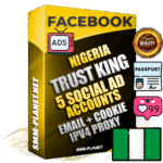 SUPER TRUST KING Nigerian Facebook Ad Accounts - 5 Ad Accounts on King Profile