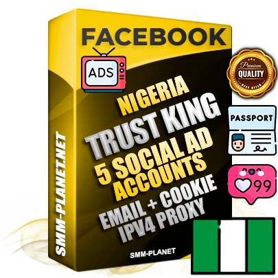 SUPER TRUST KING Nigerian Facebook Ad Accounts - 5 Ad Accounts on King Profile