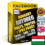 Ultimate Hungarian PREMIUM AutoReg Facebook Accounts - Fully Loaded (Posts : Multi-Photos : Info)
